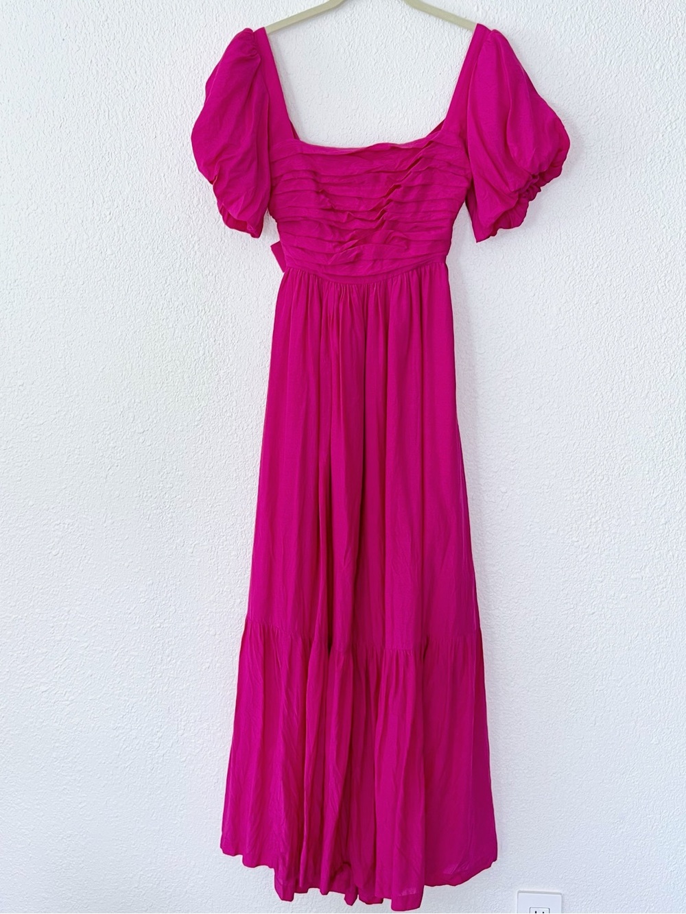 Abercrombie & Fitch Emerson Drama Bow-Back Maxi Dress - Picture 2 of 7